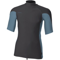 Mens Hyperfreak Skins Short Sleeve Turtleneck Rash Vest